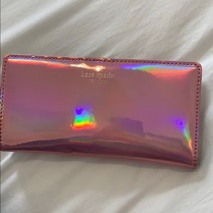 Kate Spade Metalic Pink Wallet
